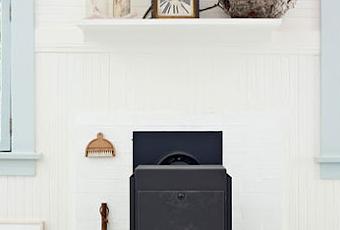 Una casa en tonos blancos y azules - Paperblog