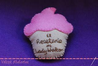 Un cupcake con mensaje