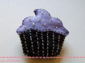 Broche Cupcake lavanda