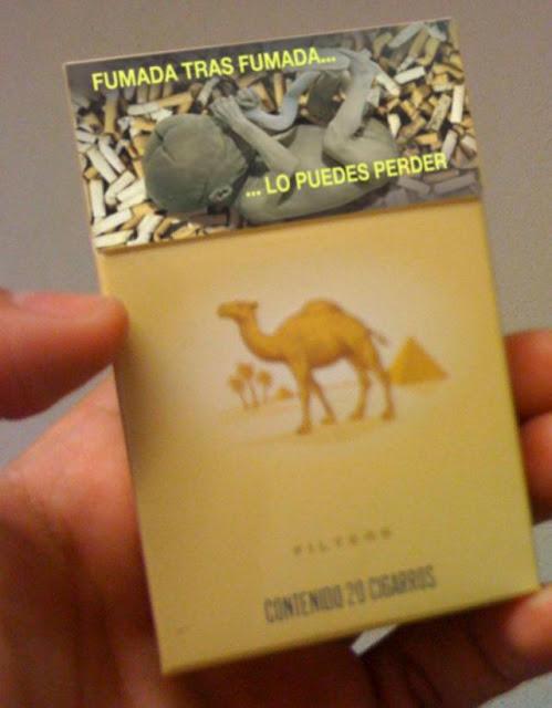 Los incómodos mensajes en las cajetillas de cigarros