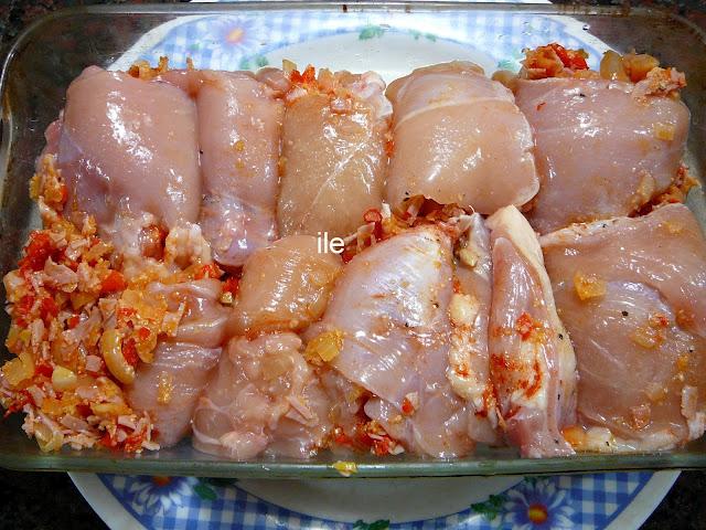 Rollitos de pollo a la crema