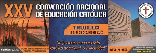 EN OCTUBRE SE LLEVARÁ A CABO EN TRUJILLO LA XXV CONVENCIÓN NACIONAL DE EDUCACIÓN CATÓLICA