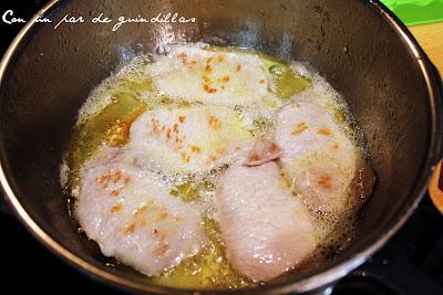 Lomos en salsa con anacardos Lomos en salsa con anacardos