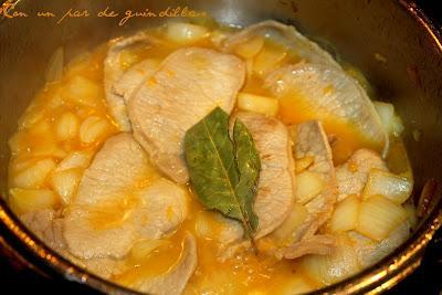 Lomos en salsa con anacardos Lomos en salsa con anacardos