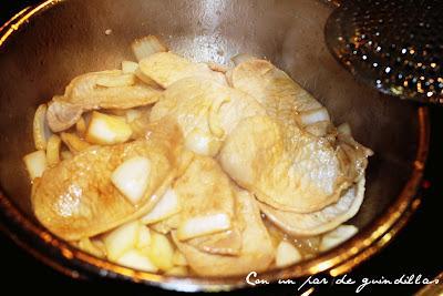 Lomos en salsa con anacardos Lomos en salsa con anacardos