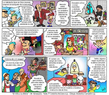 EVANGELIO DOMINICAL EN CÓMIC: 19 de Agosto del 2012