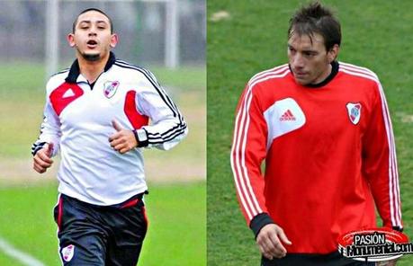 Luna y Bottinelli junto a los concentrados