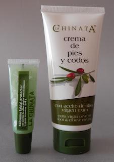 Descubriendo LA CHINATA: Bálsamo Labial y Crema de Pies y Codos