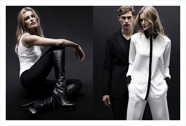 Calvin Klein otoño-invierno 2012-2013: El estilo del blanco y negro