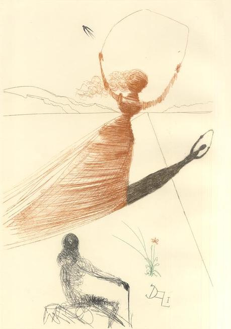 Salvador Dalí - Ilustraciones para Alicia en el País de las Maravillas