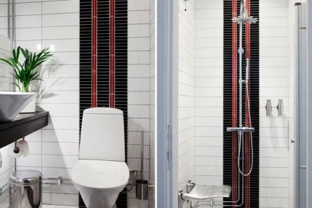 60 m² en dos plantas suelo madera color negro sillas y mesa eames sillas Eames en azul los módulos violetas de pared de Montana lámparas de diseño lámpara kartell Kartell Louis Ghost lampara globos terráqueos decoración estilo nórdico estantería en blanco de String diseño de muebles diseño de interiores diseño danés diseño americano decoración pisos pequeños decoración nórdica sueca decoración escandinava decoración de interiores blog interiorismo blog decoración blog deco