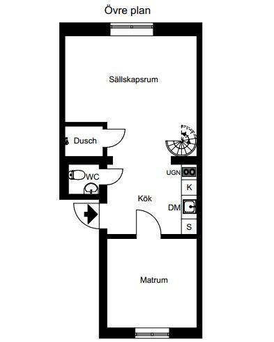 60 m² en dos plantas suelo madera color negro sillas y mesa eames sillas Eames en azul los módulos violetas de pared de Montana lámparas de diseño lámpara kartell Kartell Louis Ghost lampara globos terráqueos decoración estilo nórdico estantería en blanco de String diseño de muebles diseño de interiores diseño danés diseño americano decoración pisos pequeños decoración nórdica sueca decoración escandinava decoración de interiores blog interiorismo blog decoración blog deco