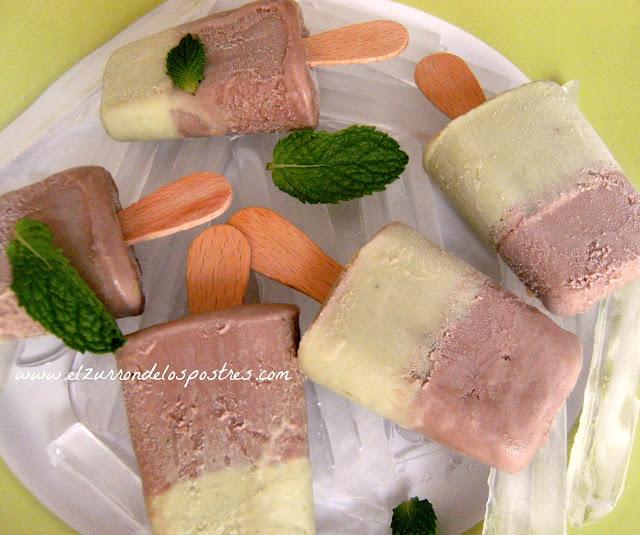 Polos de Té Matcha y Chocolate