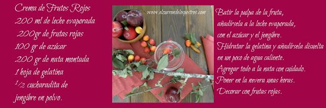 Crema de Frutos Rojos