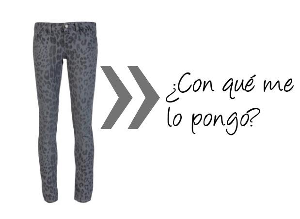 ¿Con qué me lo pongo? Pantalón de leopardo