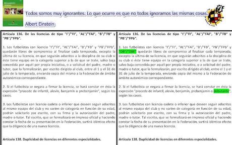 REGLAMENTO R.F.E.F. 2012/2013: MODIFICACIONES DE INTERÉS