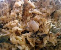 Arroz con manzana, zanahoria y acelgas