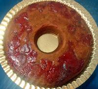 Tarta de chocolate con arándanos, sin leche ni huevos