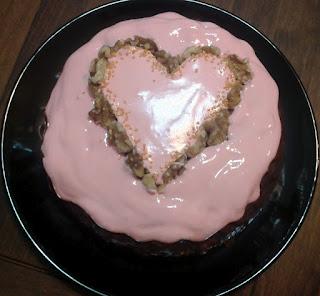Tarta para San Valentín