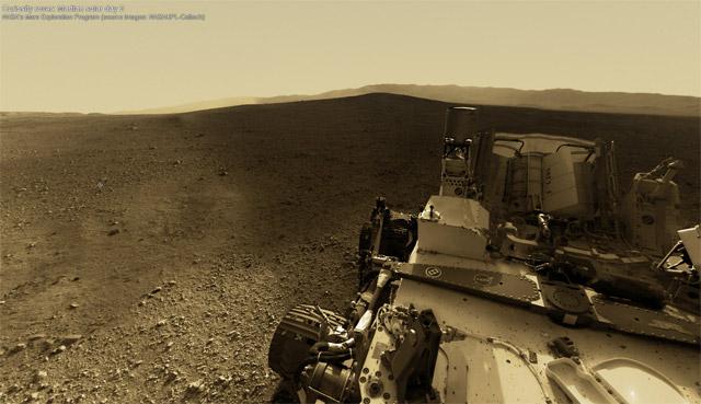 Panorámica interactiva del Curiosity en Marte