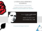 nuevo paso masonería femenina España: Logia Clara Campoamor