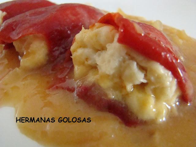 PIMIENTOS DE PIQUILLO RELLENOS DE BACALAO