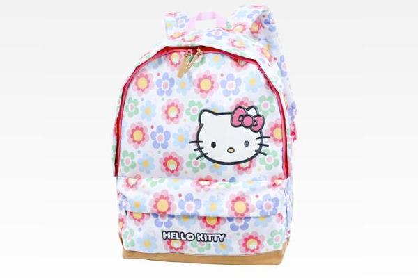 mochila de flores de colores