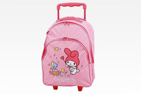 mochila con ruedas rosa 