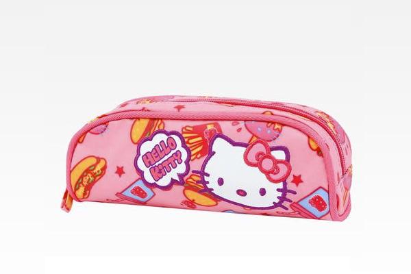 estuche de colores rosas