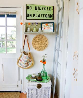 Idea para decorar un mini-recibidor