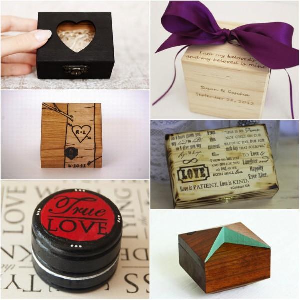 Etsy Finds. Wedding ring boxes