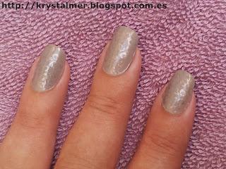 Look visón con estampado 