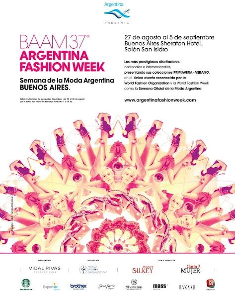 BAAM- Argentina Fashion Week 37º + Grilla de desfiles
