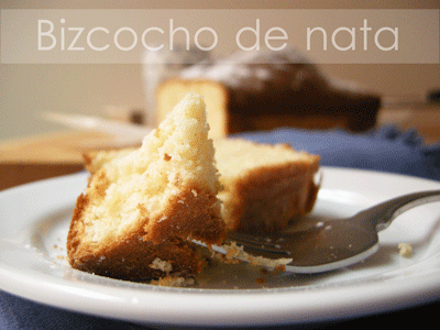 Bizcocho de nata