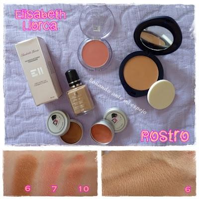 Maquillaje y coloretes de Elisabeth Llorca