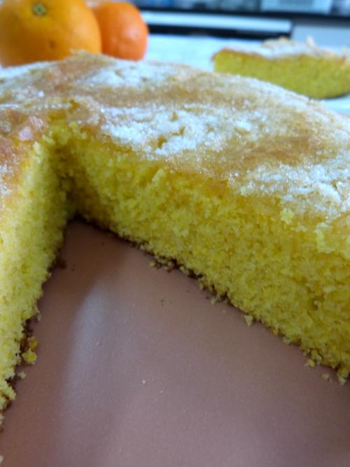 oliva, polenta y cítricos | una torta distinta