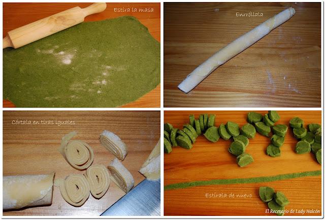 Espaguetis con brócoli y bacon a las cinco pimientas