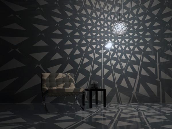 5 Lámpara TetraBox por el diseñador Ed Chew