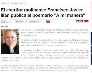 Vegamediapress.com se hace eco de la publicación de A mi manera