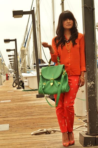 Street Style: El naranja se impone esta Primavera - Verano 2012