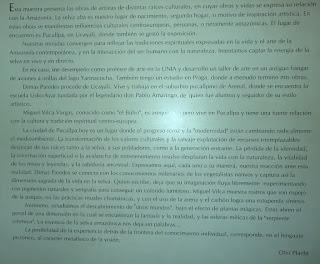 EXPOSICIÓN SOBRE EL ENCANTO DE LA SELVA (METAFÍSICA)