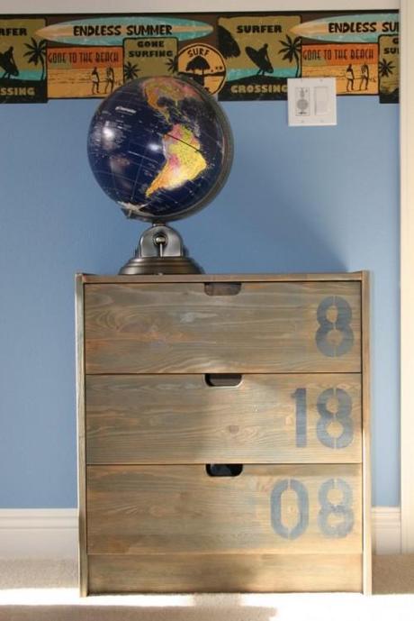 Transformacion comoda rast de ikea para habitacion adolescente