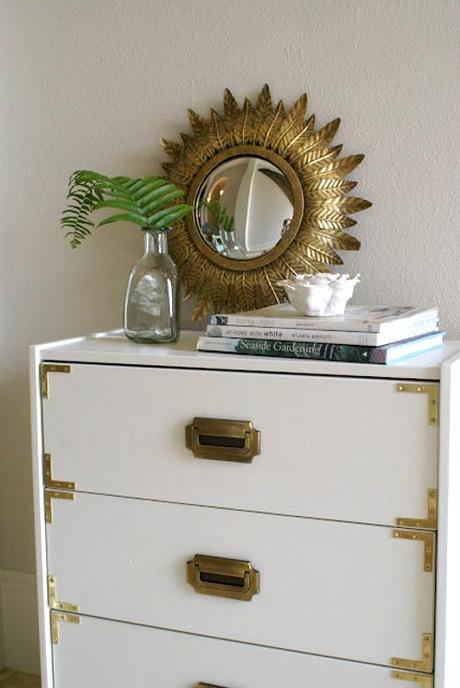 Transformacion antes despues de mueble ikea rast pintado