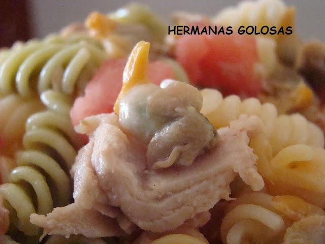 ENSALADA DE PASTA CON ATÚN Y BERBERECHOS
