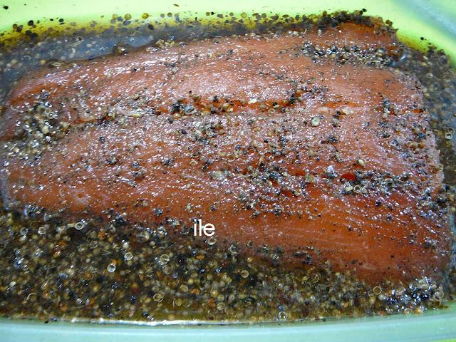 Gravlax de salmon diferente