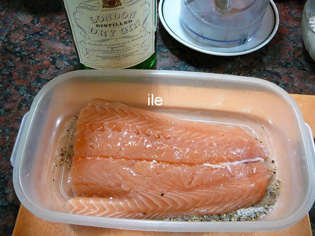 Gravlax de salmon diferente