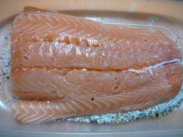 Gravlax de salmon diferente