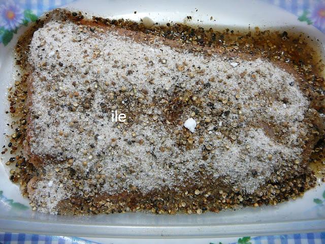 Gravlax de salmon diferente