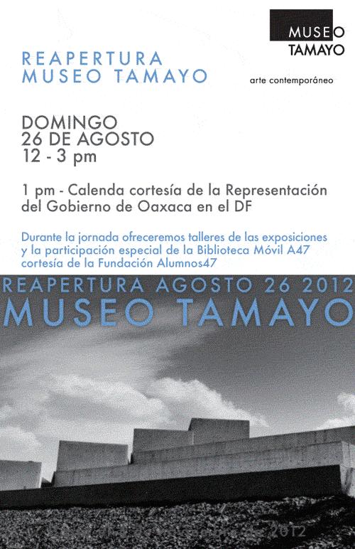 Otra vez podremos disfrutar del Museo Tamayo