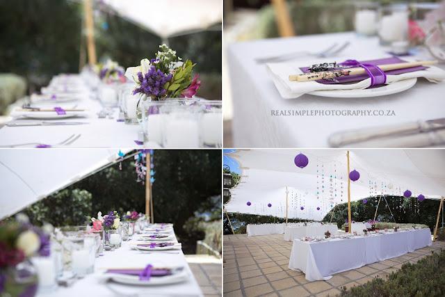 Algo azul... Una boda con inspiración japonesa